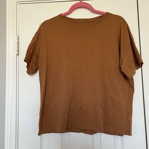 Christian Siriano Brown Tee